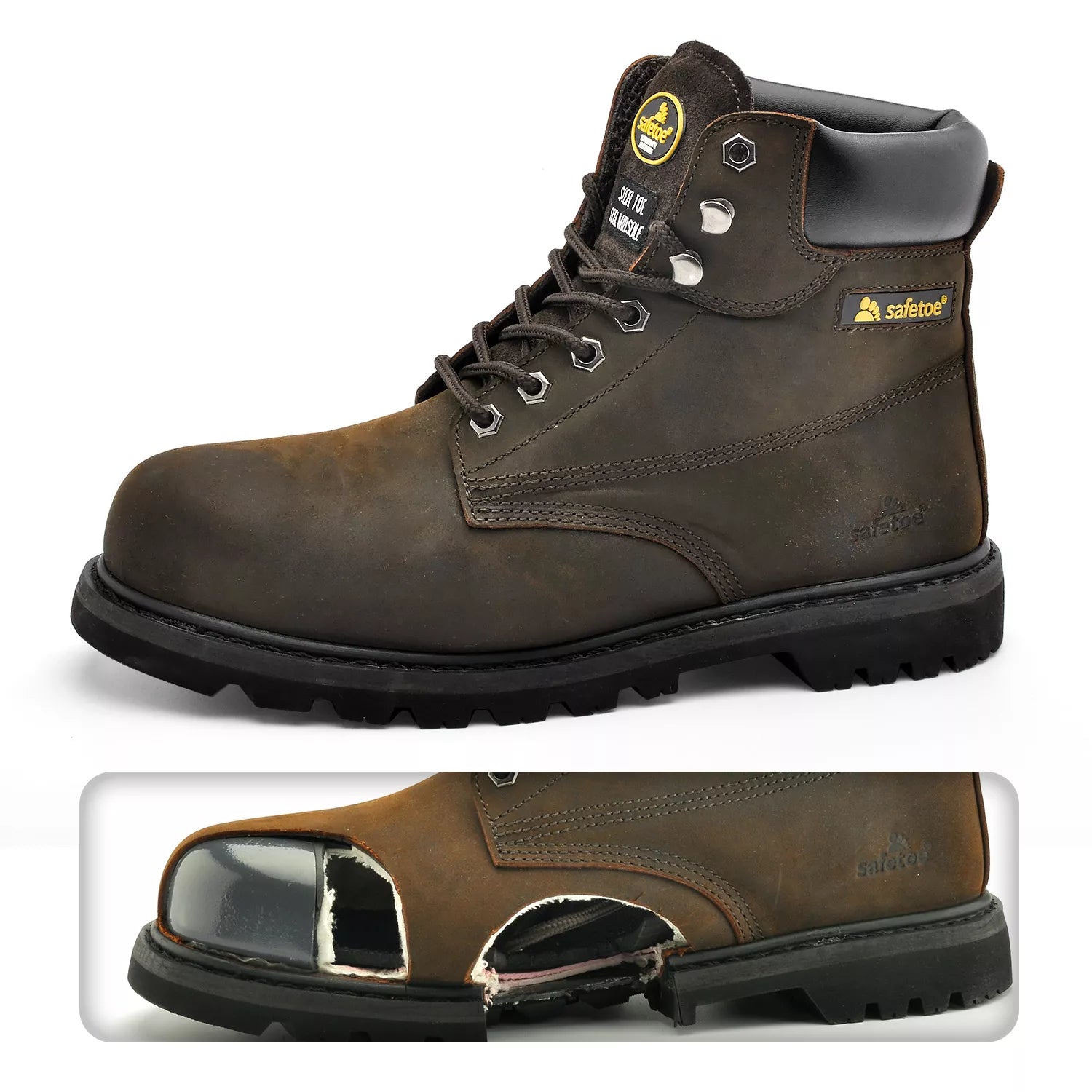 Classical Wedge Safety Boots M-8179 Super
