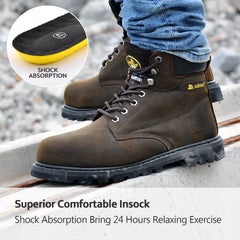 Classical Wedge Safety Boots M-8179 Super