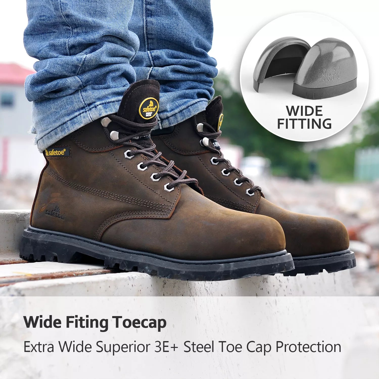 Classical Wedge Safety Boots M-8179 Super