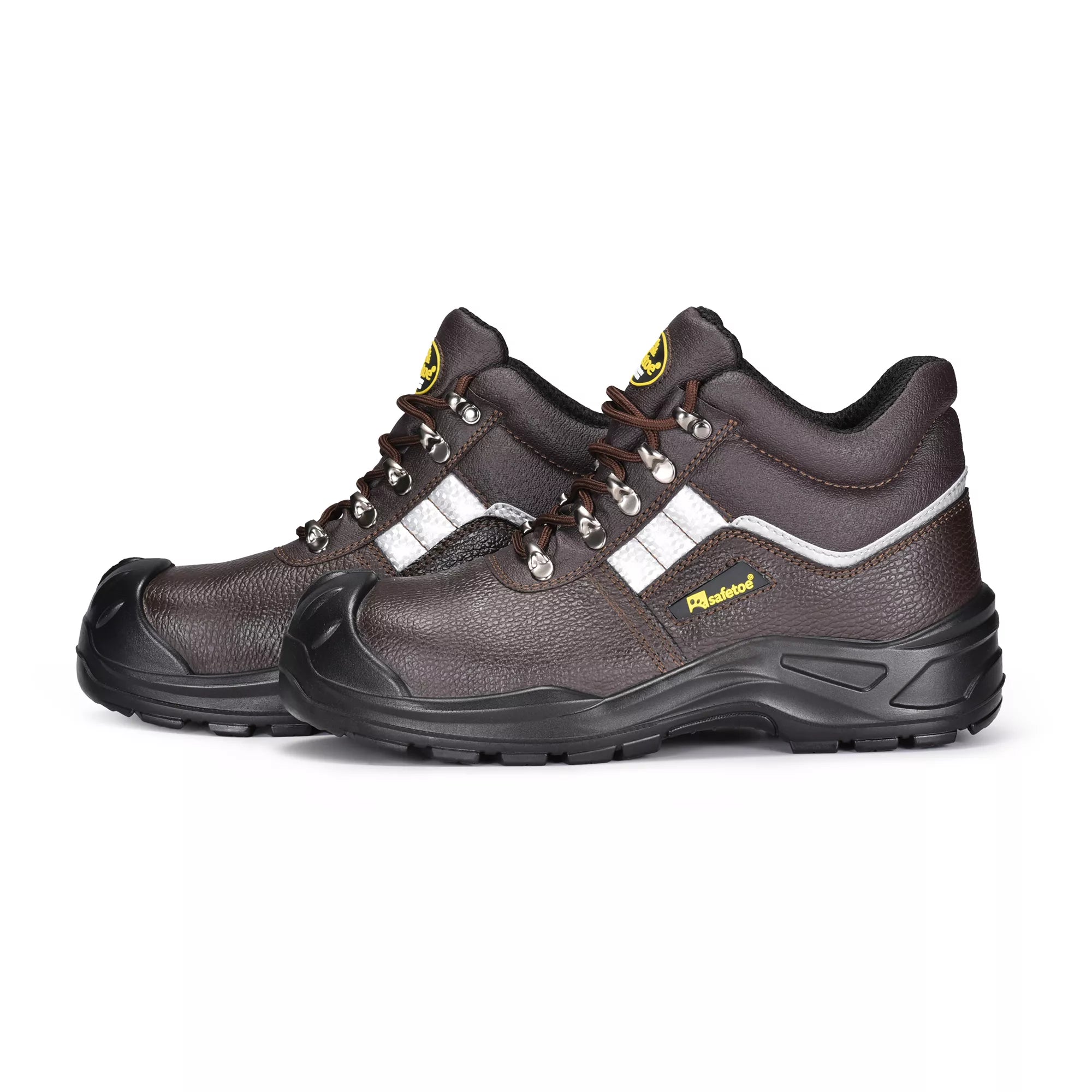 Site Work Boots Construction Safety Boots M-8027 Brown