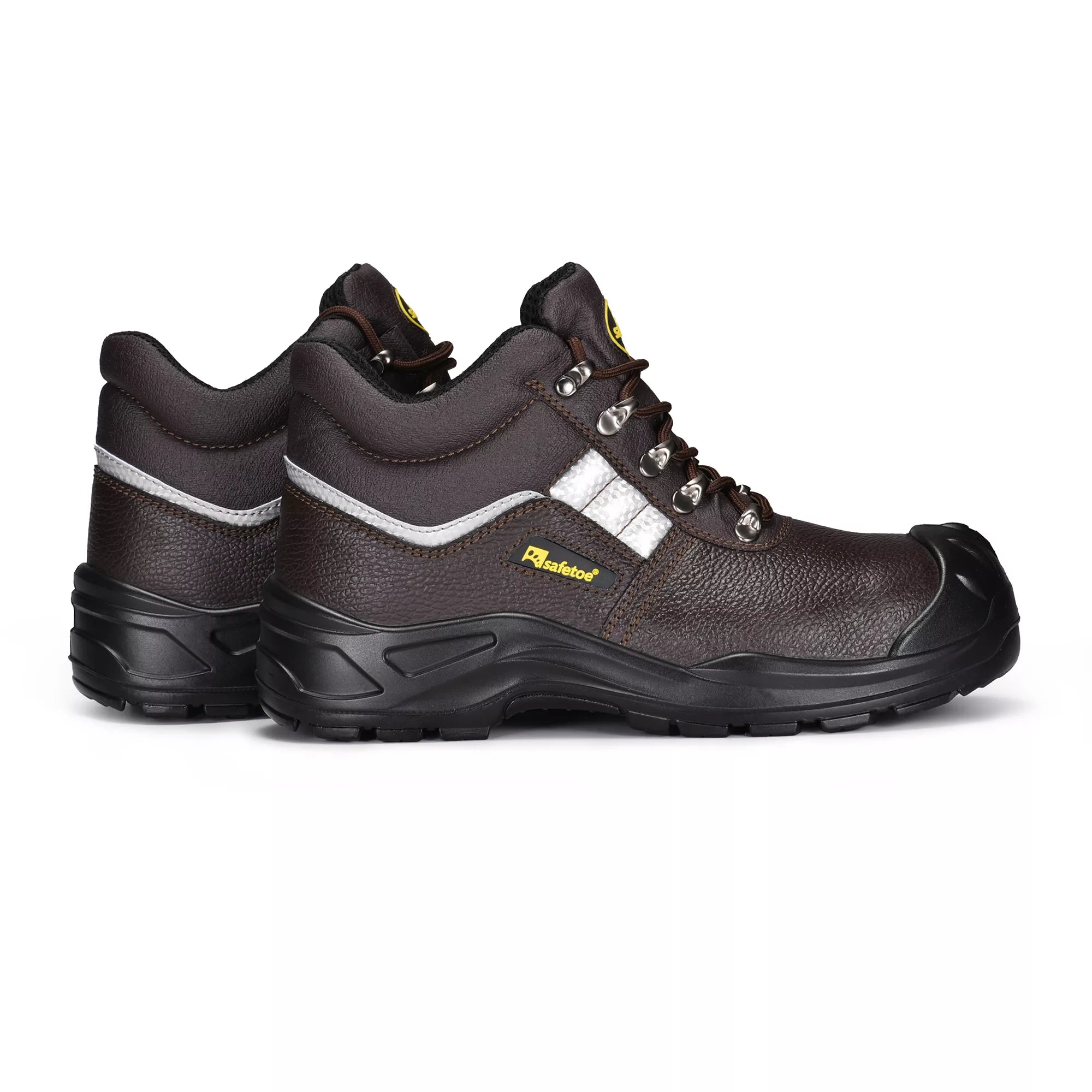 Site Work Boots Construction Safety Boots M-8027 Brown